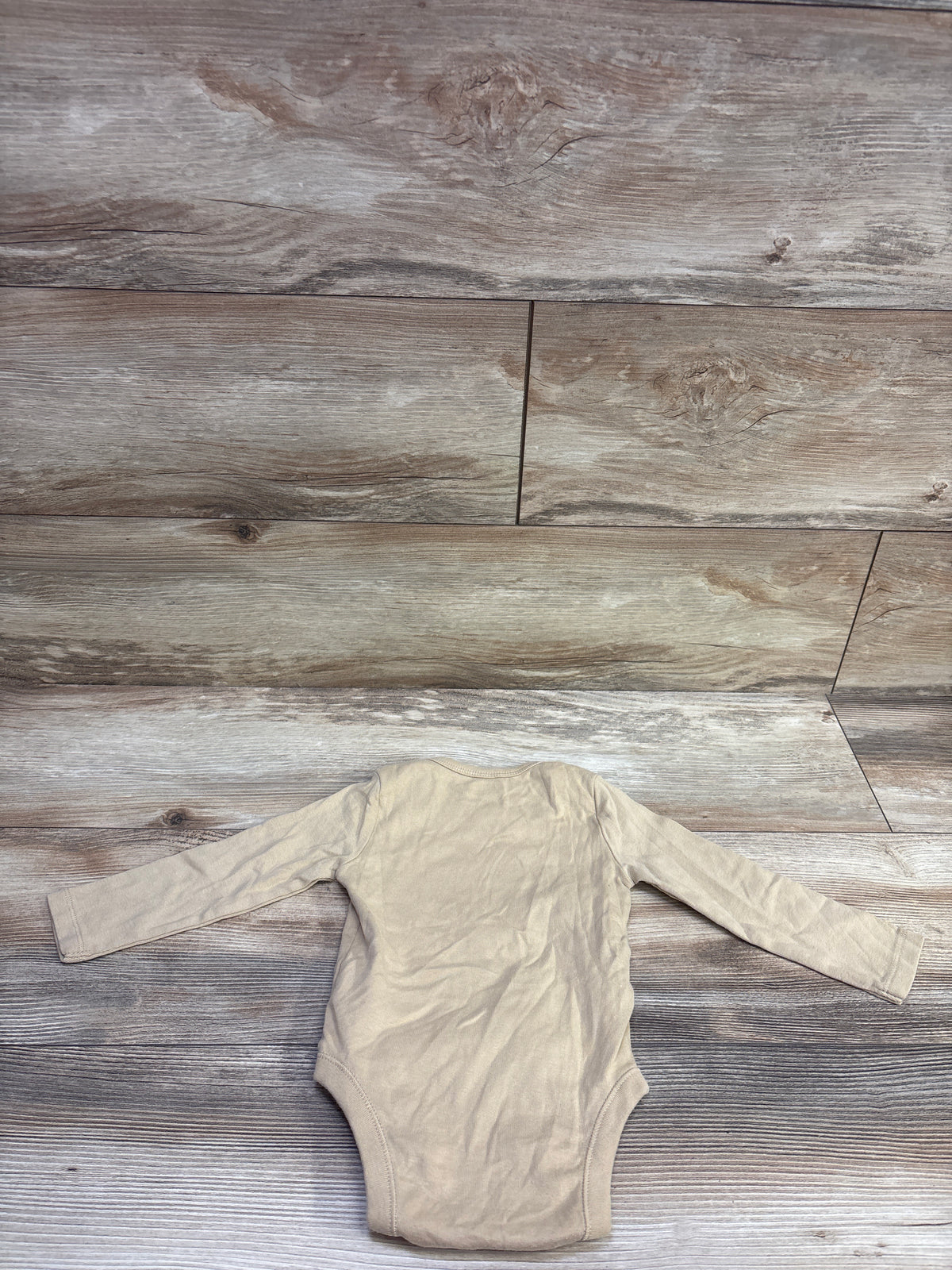 Old Navy Thankful Bodysuit Beige sz 12-18m