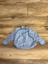 H&M Button Up Shirt Light Blue sz 4T
