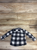 Jumping Beans Fleece Plaid Flannel Grey sz 3T