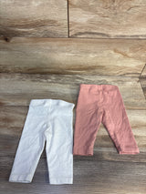 H&M Organic 2pk Pants Pink sz Newborn