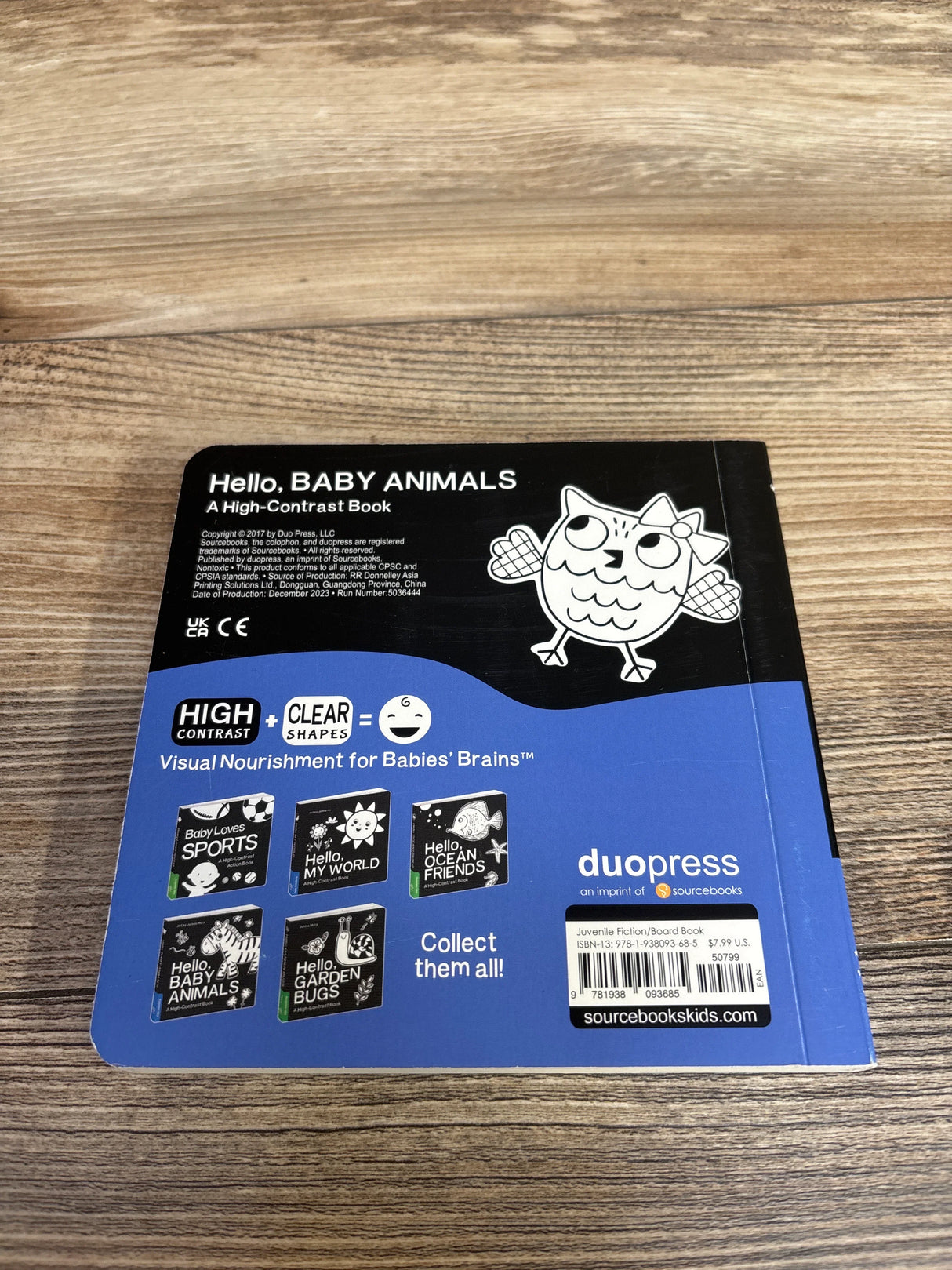 Hello, Baby Animals High-Contrast Board Book