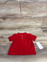 NEW Ralph Lauren Polo Shirt Red sz 6m