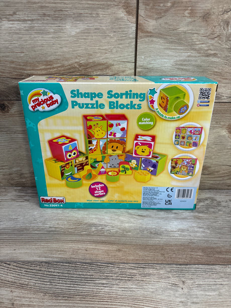 NEW My Precious Baby Shape Sorting Puzzle Blocks 24pc - Me n Mommy To Be
