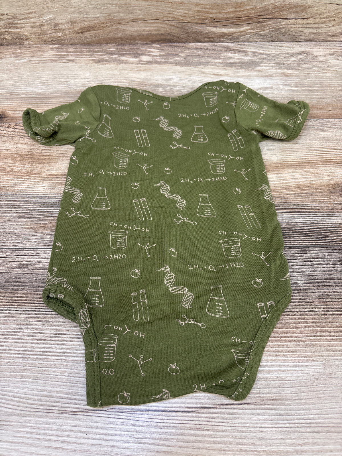 Kate Quinn Modal Bodysuit in Chemistry Green sz 6-12m