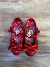 Disney Junior Minnie Mouse Low Heel Dress Up Shoes Red sz 9c
