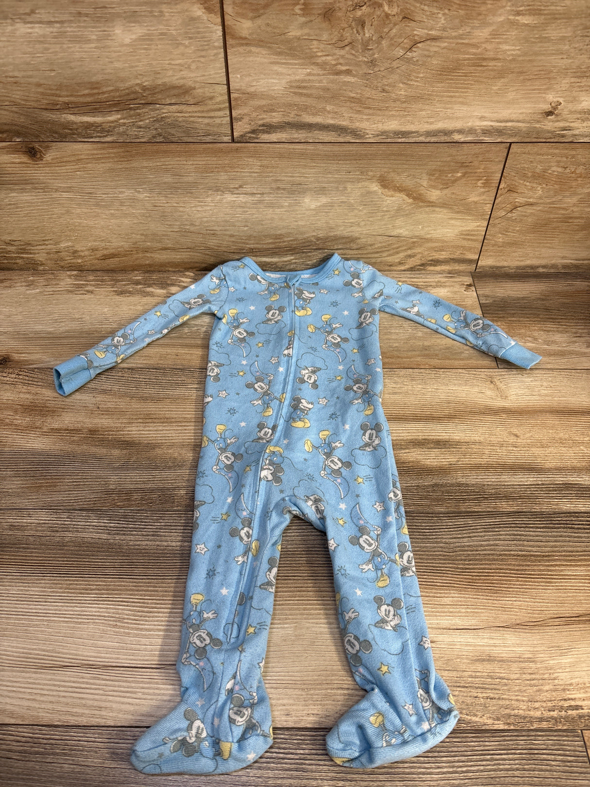 Disney Baby Mickey Mouse Sleeper Blue sz 9m