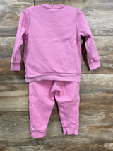 Bonds 2pc Sweatshirt & Joggers Set Pink sz 12-18m