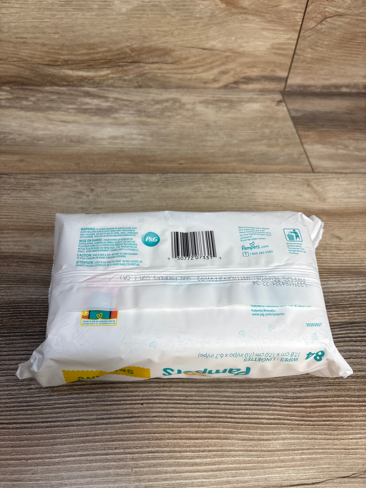 NEW Pampers Sensitive Baby Wet Wipes, 84ct.