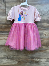 NEW Ms Rachel Jump Puff Sleeve Tulle Dress Pink sz 2T