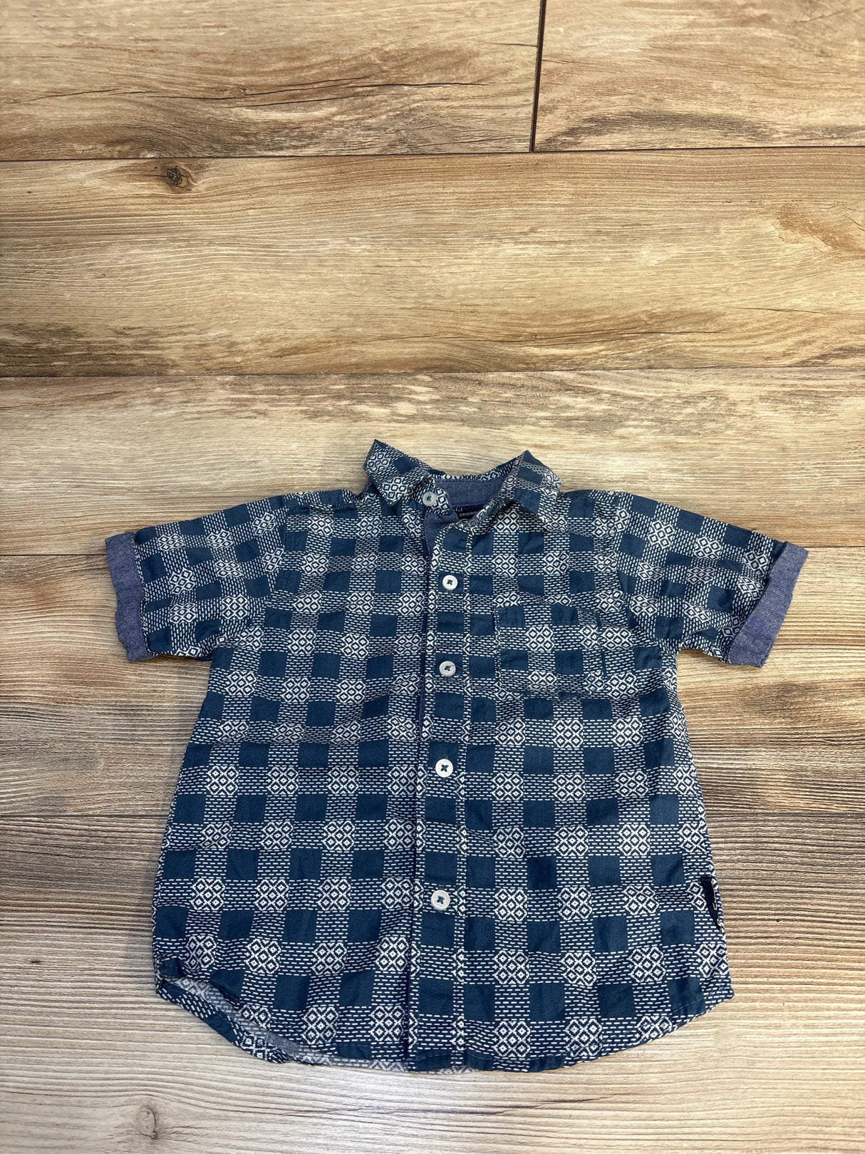 Ben Sherman Button Up Shirt Blue sz 24m