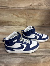 Nike Court Borough Mid 2 TD 'White Blue Signal' Sneakers sz 11c