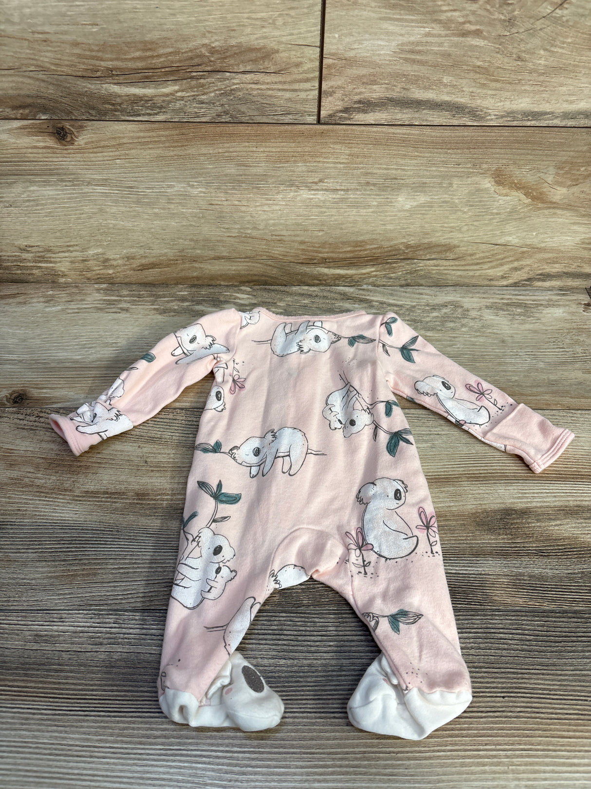 Carter's Floral Koala Sleeper Pink sz Newborn