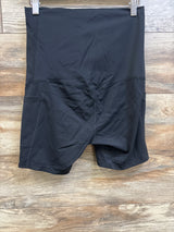 Poshdivah Over The Belly Yoga Shorts Black sz Small