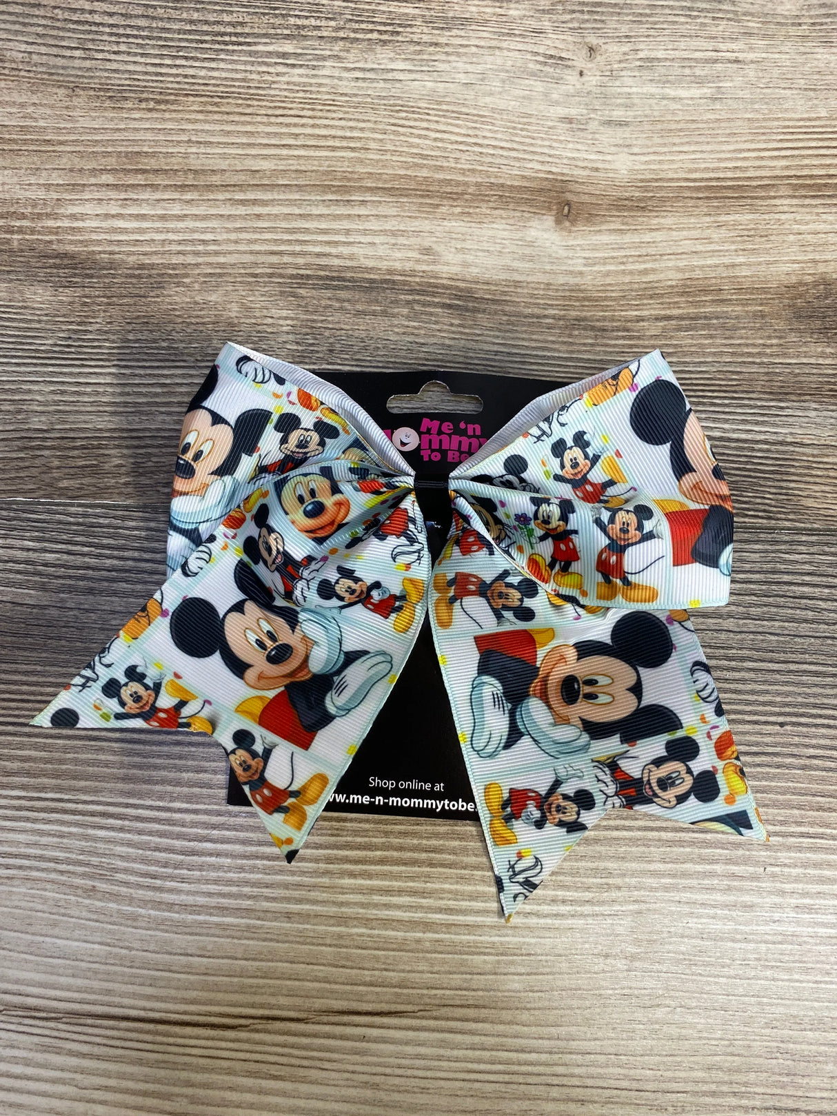 NEW Large Mickey Mouse Bow