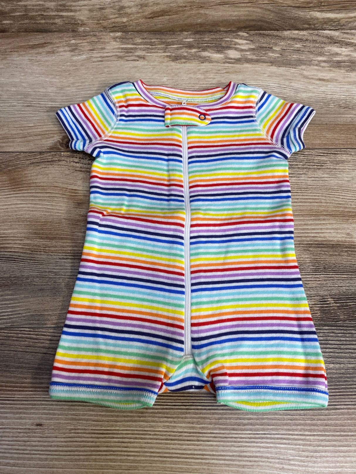 Primary Striped Sleep Romper sz Newborn - Me n Mommy To Be