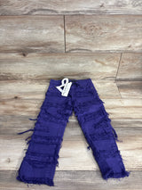 NEW Valabasas Play Distressed Stacked Jeans Purple sz 4T