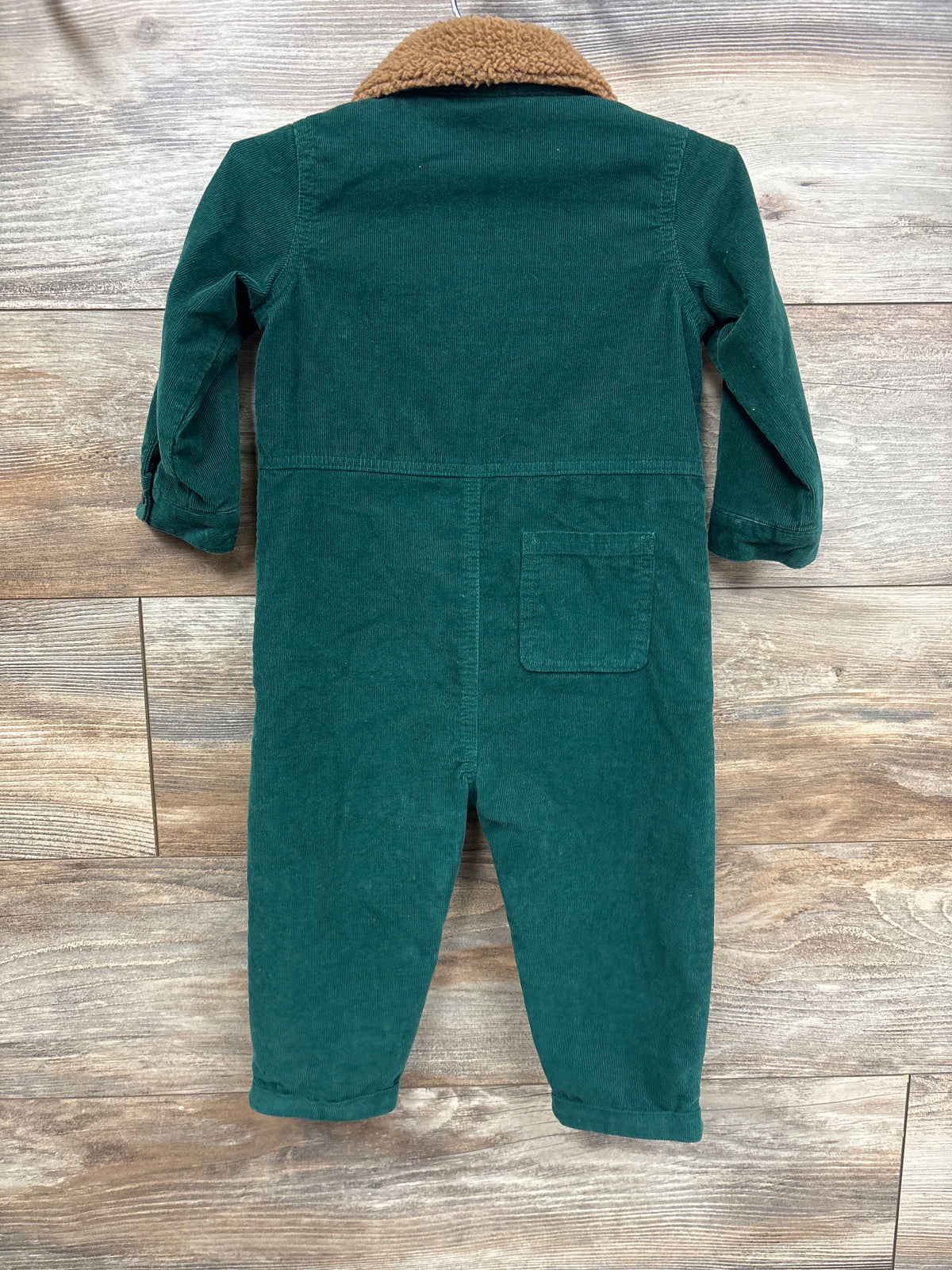 Carter's Sherpa Collar Corduroy Coverall Green sz 18m