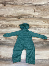 Hooded Coverall Green sz 3-6m