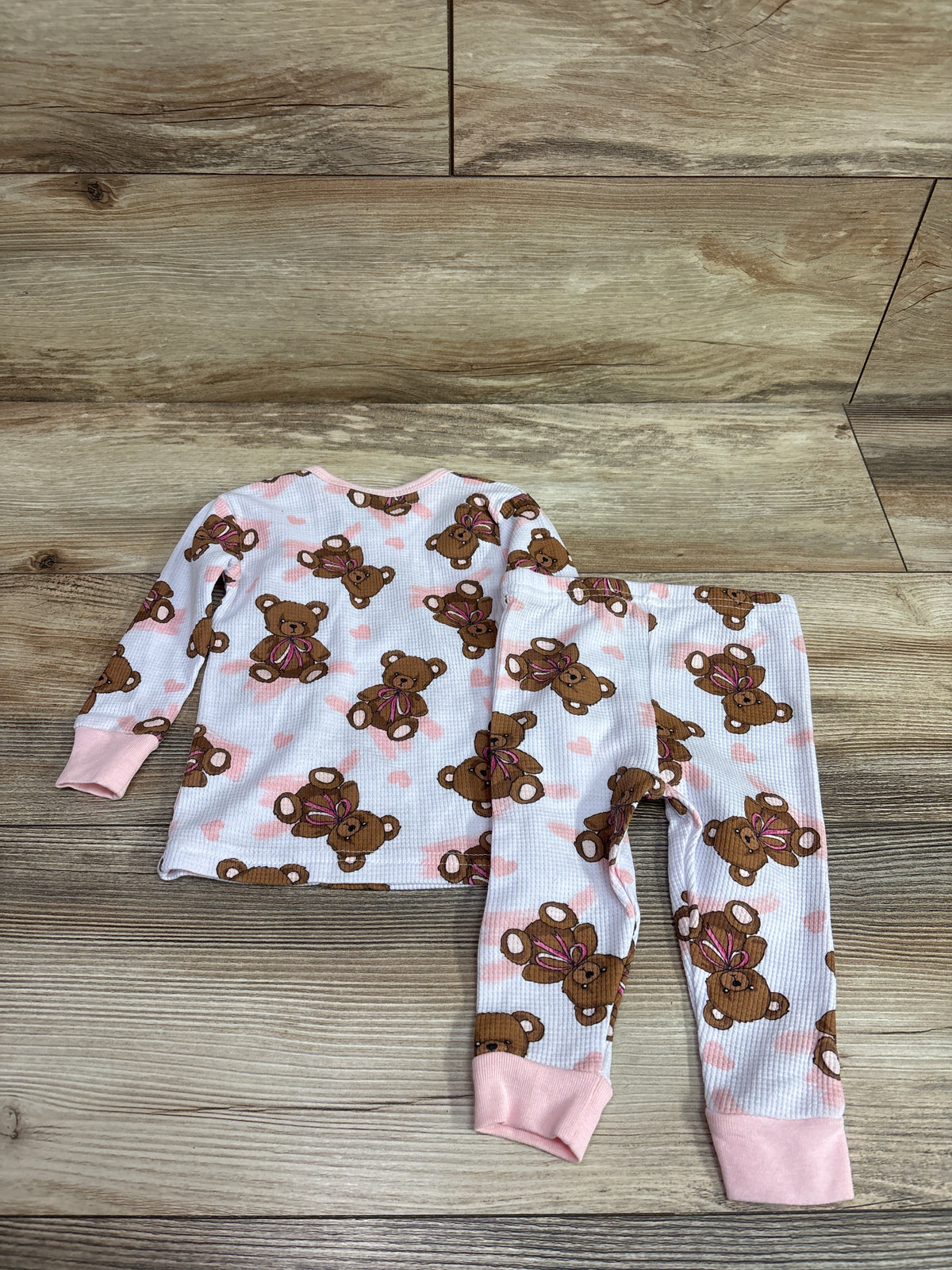 Mon Petit 2pc Pajama Set White sz 12m