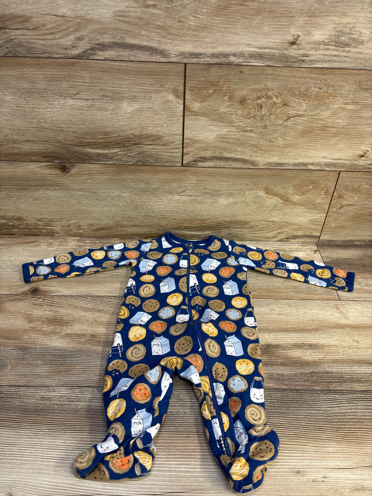 Wonder Nation Sleeper Blue sz 3-6m