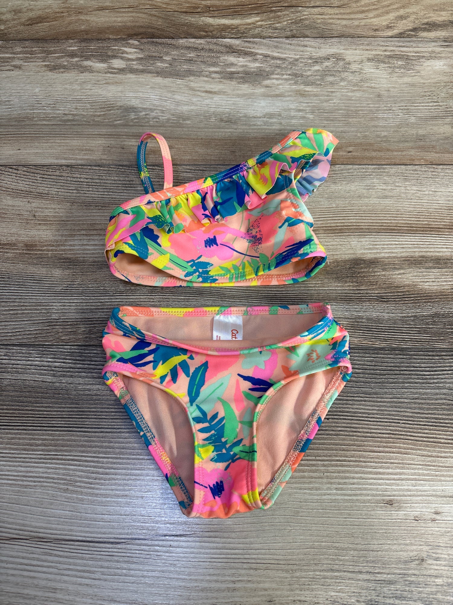 Cat & Jack 2pc Swimsuit Set Peach sz 12m