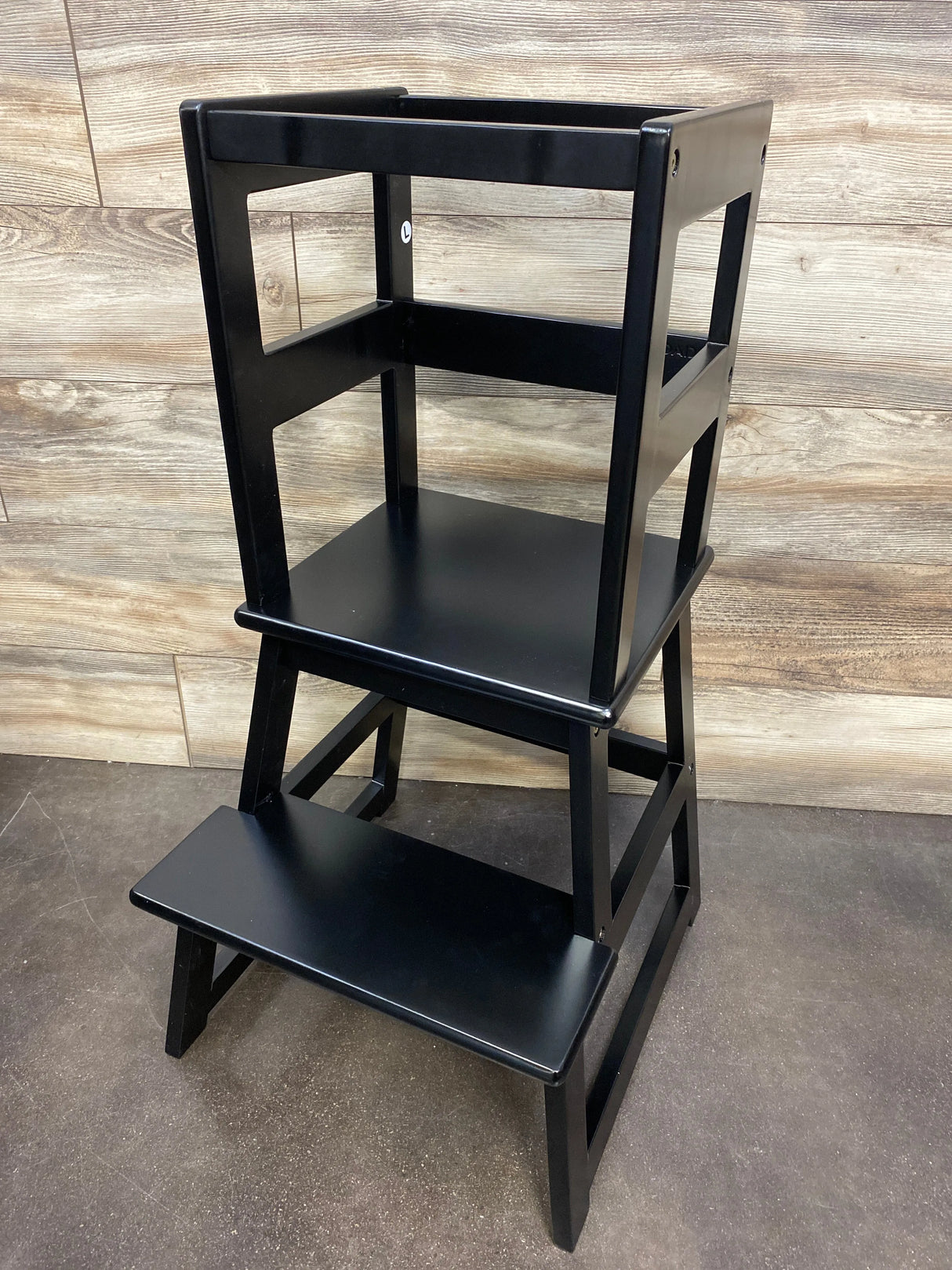 NEW SDADI Mother's Helper Adjustable Height Kitchen Step Stool in Black