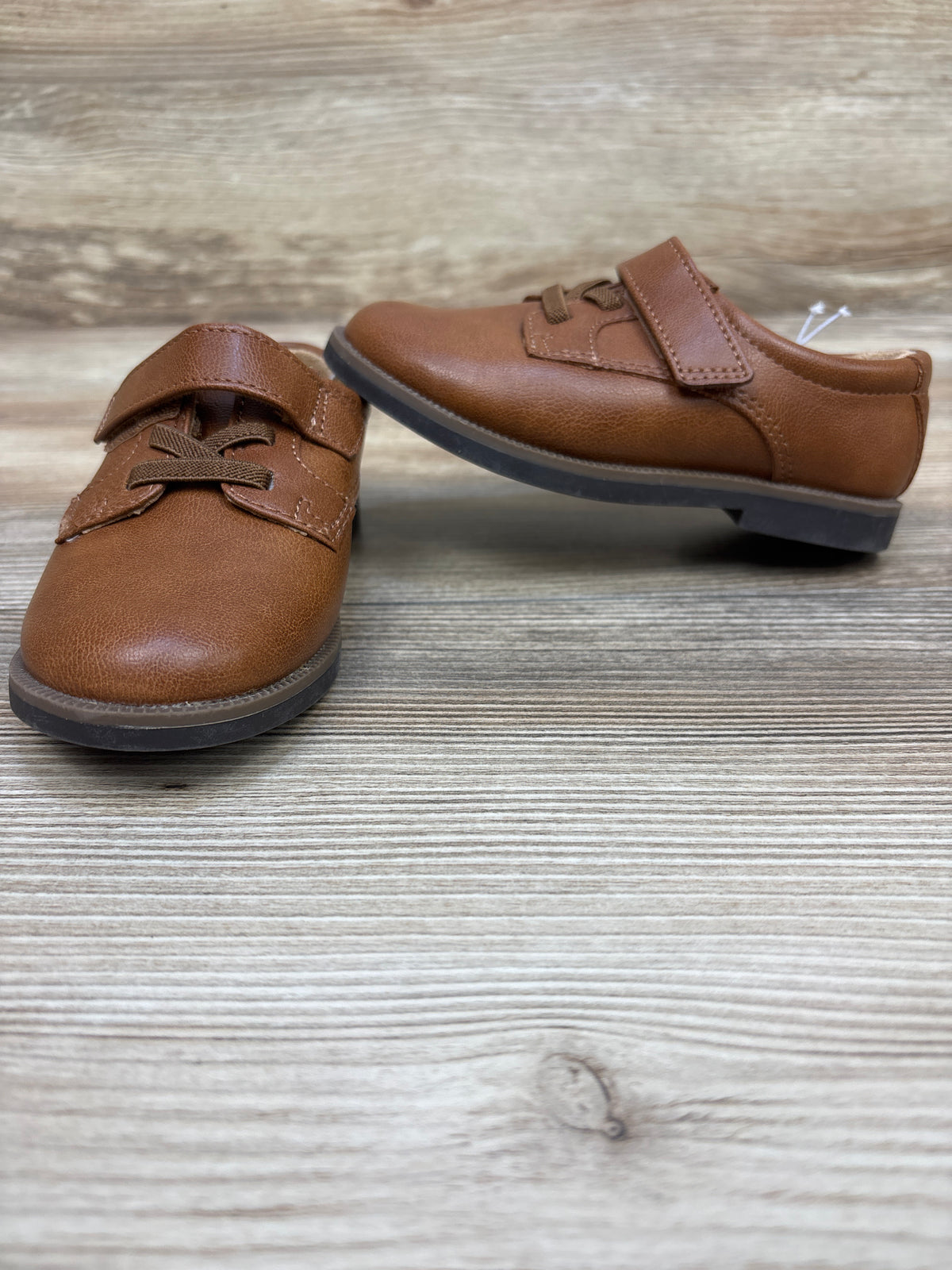 NWOT Cat & Jack Miles Dress Shoes Cognac sz 8c