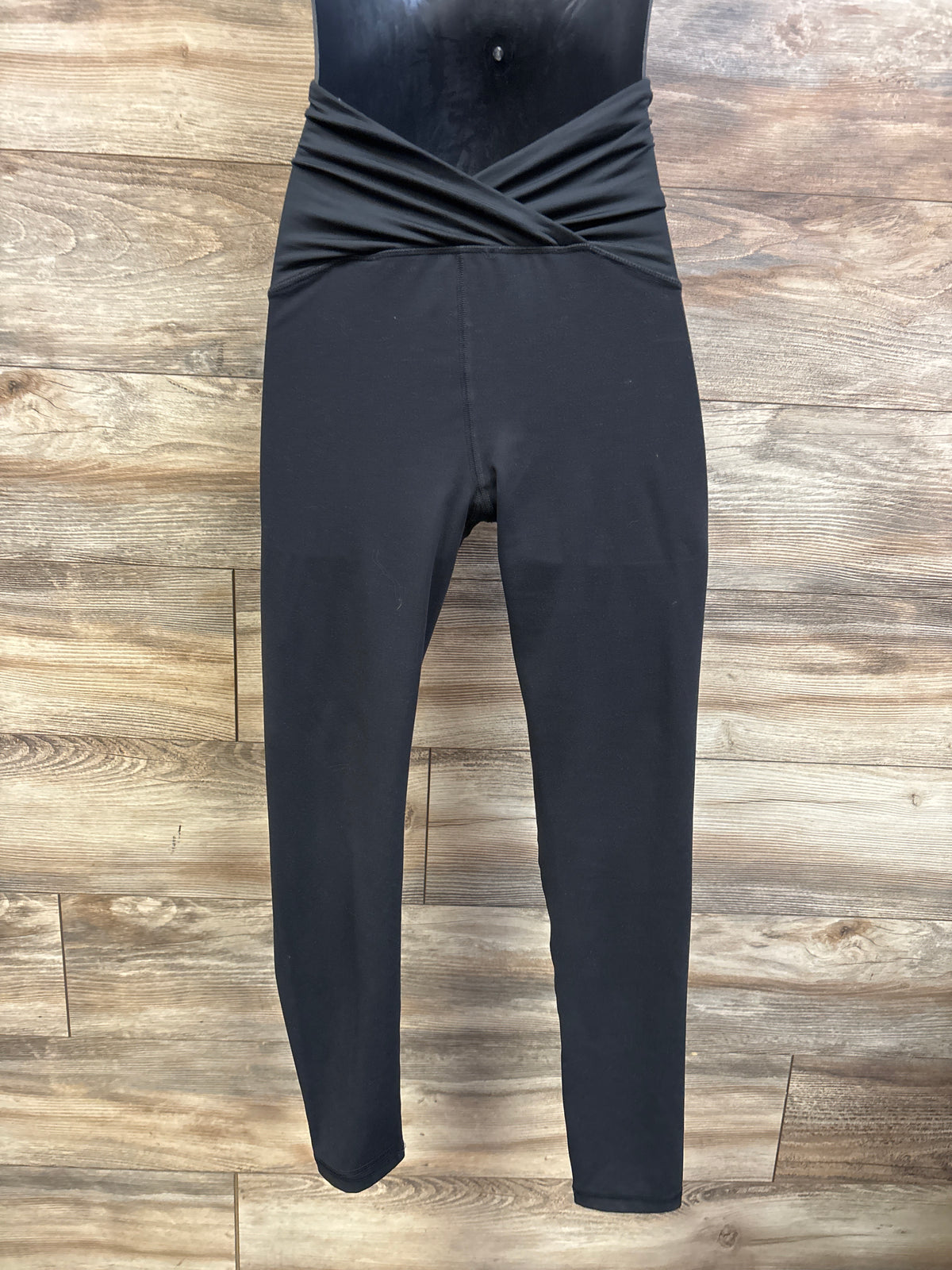 Isabel Maternity Crossover Panel Leggings Black sz Small