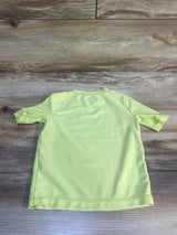 OshKosh Beach Print Rashgaurd Neon Yellow sz 2T