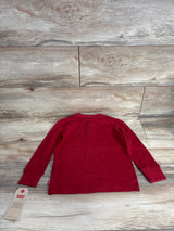 NEW Levi's Henley Long Sleeve Shirt Red sz 4T