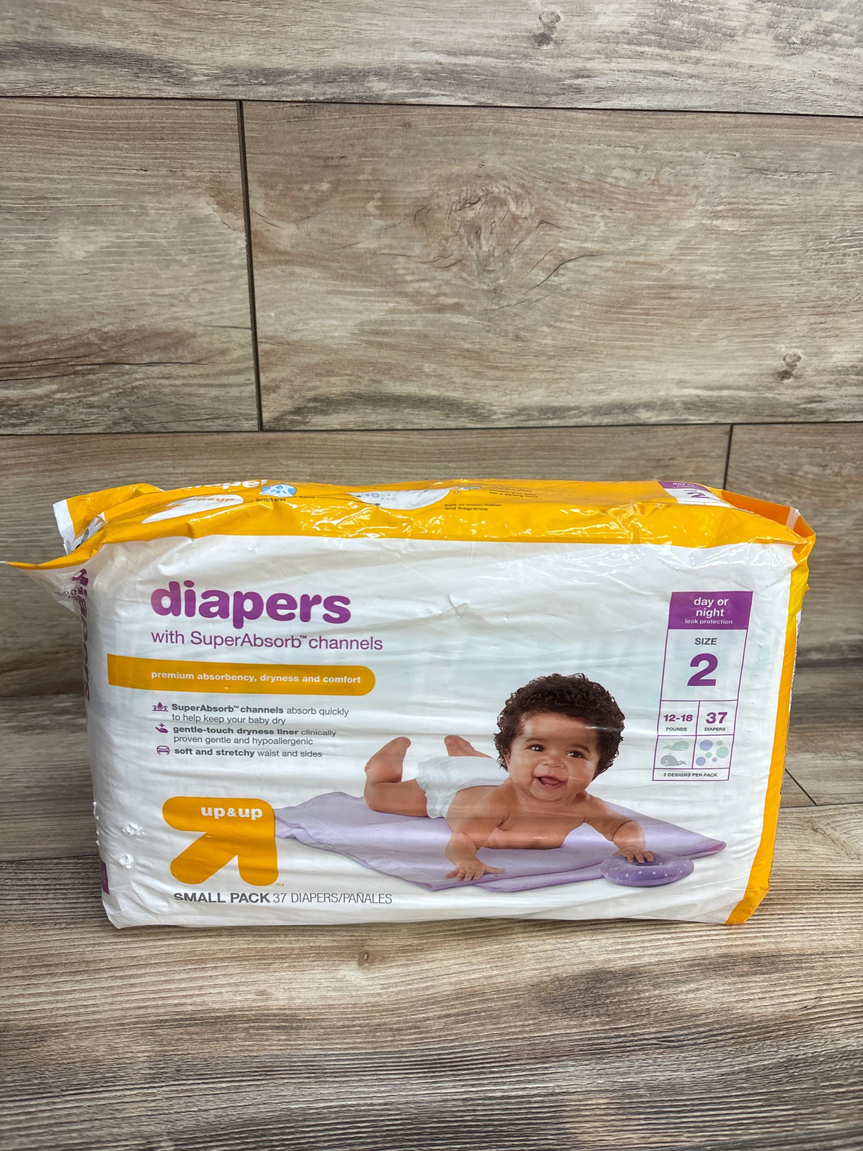 NEW up&up SuperAbsorb Diapers Size 2 37ct.