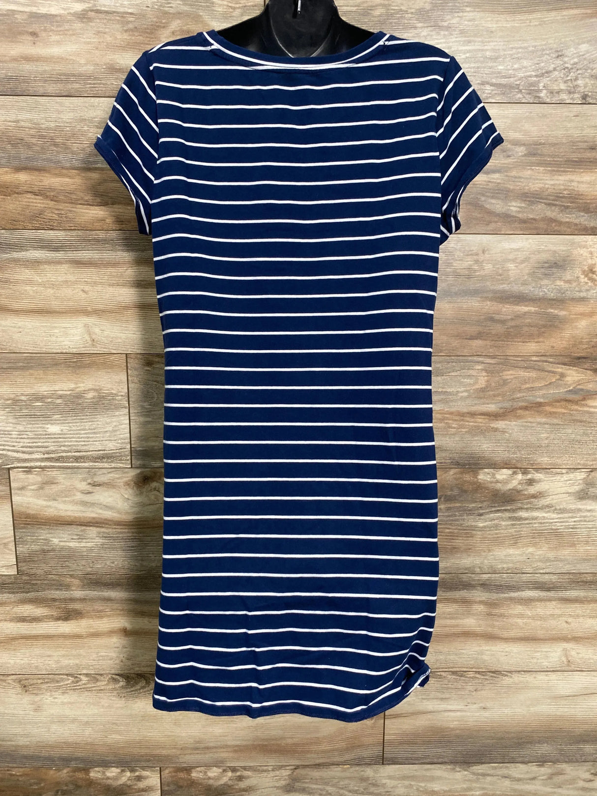 a:glow Maternity Striped Bodycon Dress Blue sz XL