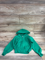 Port & Company Solid Zip-Up Hoodie Green sz 2/4T