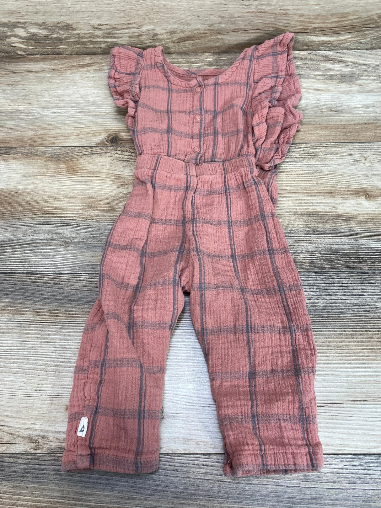 Easy Peasy Dusty Rose Jumpsuit sz 18m