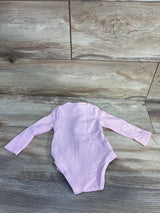 Old Navy 1pc Long Sleeve Rashguard Swimsuit Pink sz 6-12m