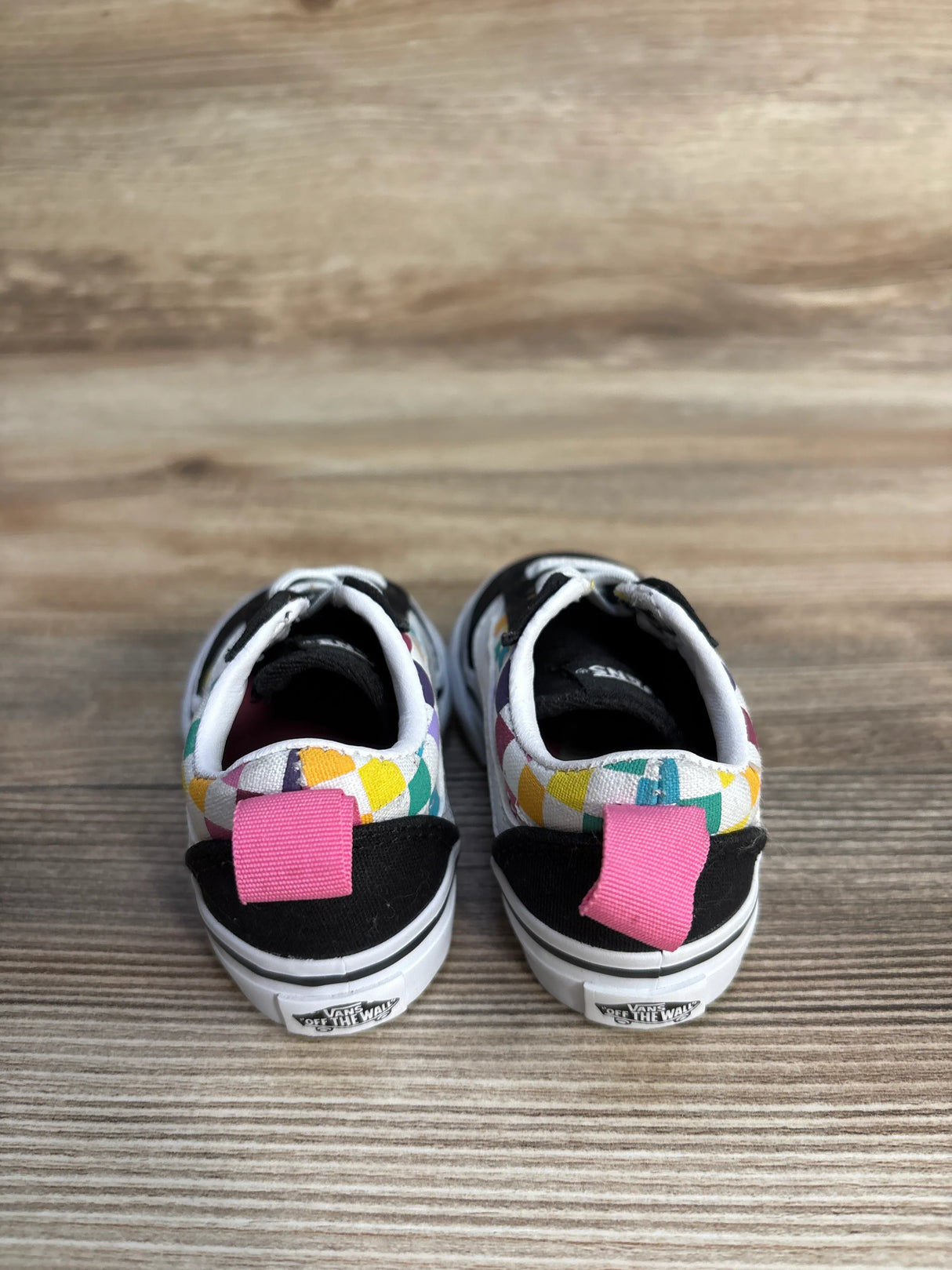 Vans Old Skool V 'Party Checker' Sneakers sz 4c