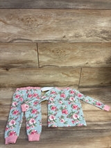 NEW Vaenait Baby Floral 2pc Pajama Set Blue sz 12-18m
