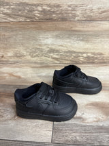 Nike Force 1 Low EasyOn TD 'Triple Black' Sneakers sz 6c