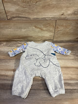 Disney Store Mickey Mouse Pluto Coverall Grey sz 0-3m