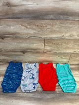 Carter's 4pk Tank Bodysuit Set Blue sz 6m