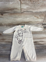 Disney Baby Winnie The Pooh Hello There Coverall Cream sz 3m