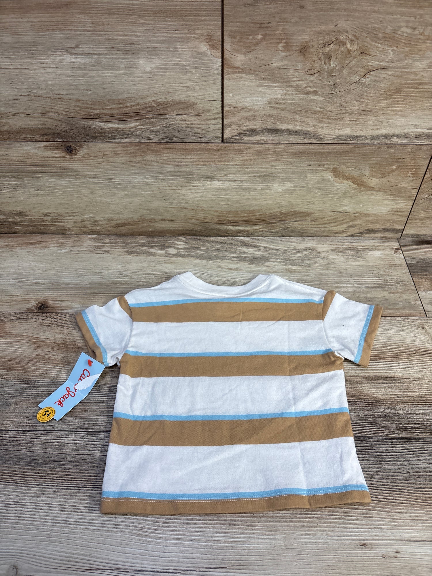 NEW Cat & Jack Striped Shirt White sz 12m