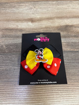 NEW Triple Layer Bow w/ Mickey Mouse Applique