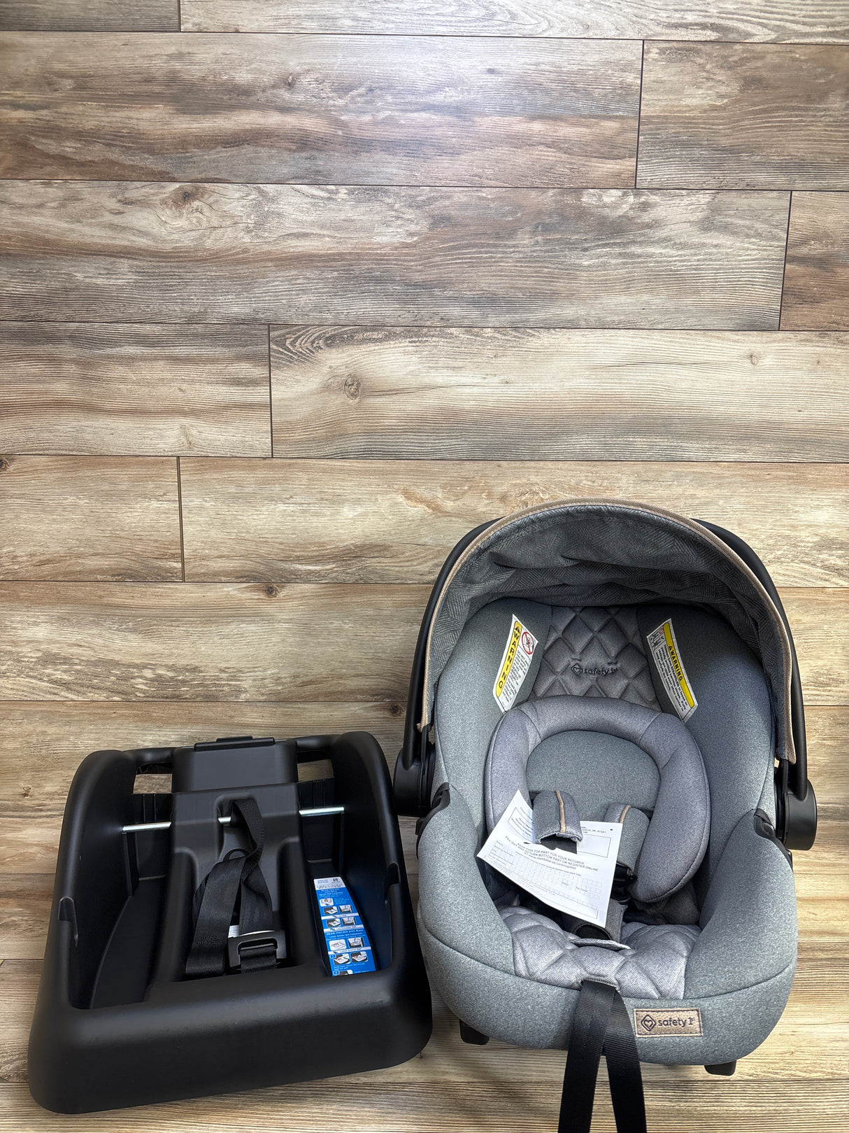 NEW Safety 1st OnBoard FLX Infant Car Seat Grey 4-30lbs
