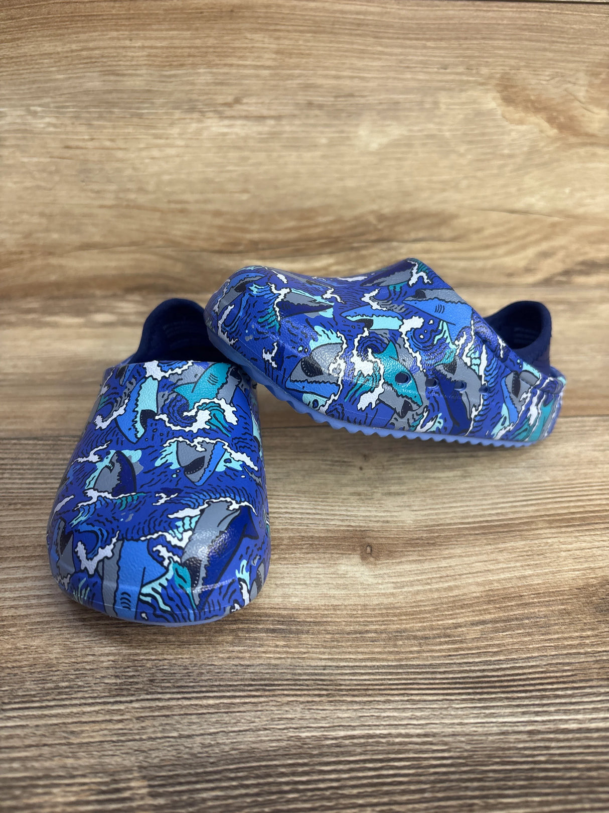Cat & Jack Rowan Blue Shark Water Shoes sz 7c - Me n Mommy To Be