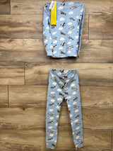 NEW Old Navy 2pc Plane Pajama Set Blue sz 5T
