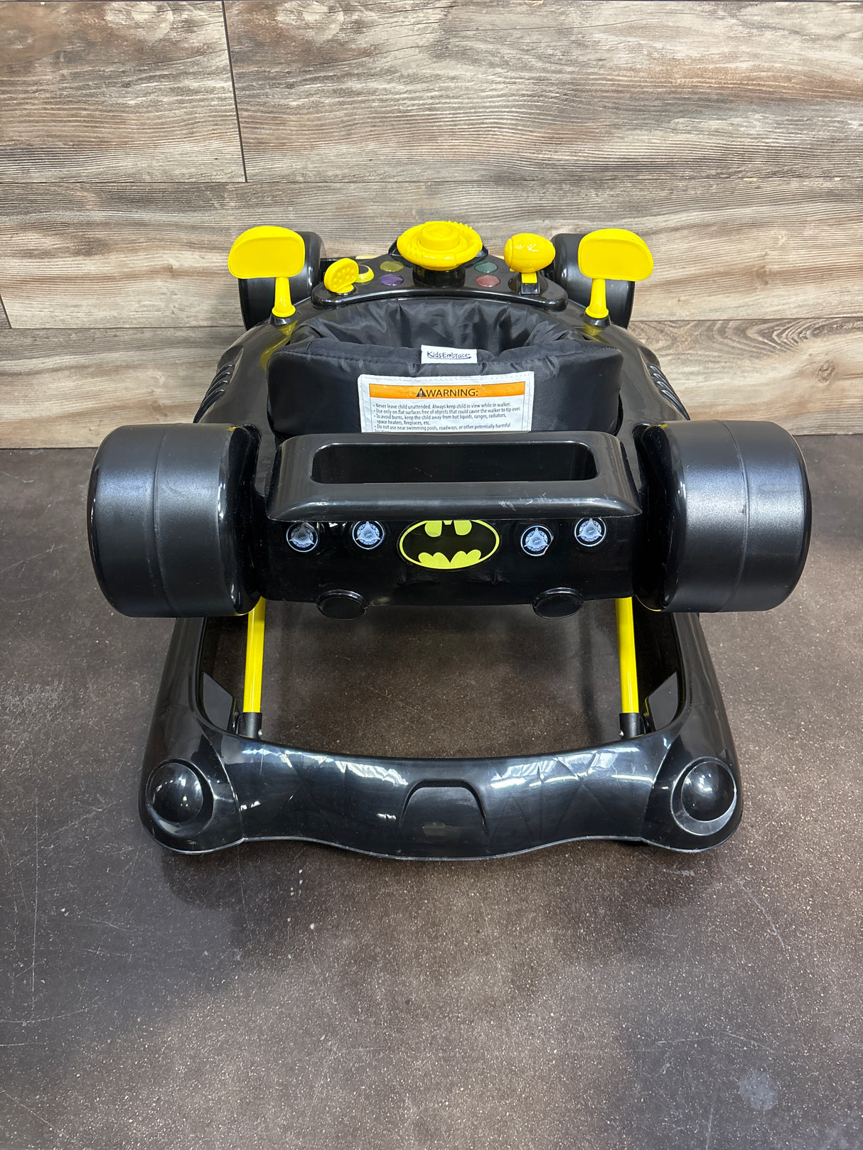 KidsEmbrace DC Comics Batmobile Baby Walker Black/Yellow
