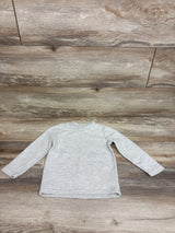 Okie Dokie Ribbed Long Sleeve Shirt Cream sz 3T