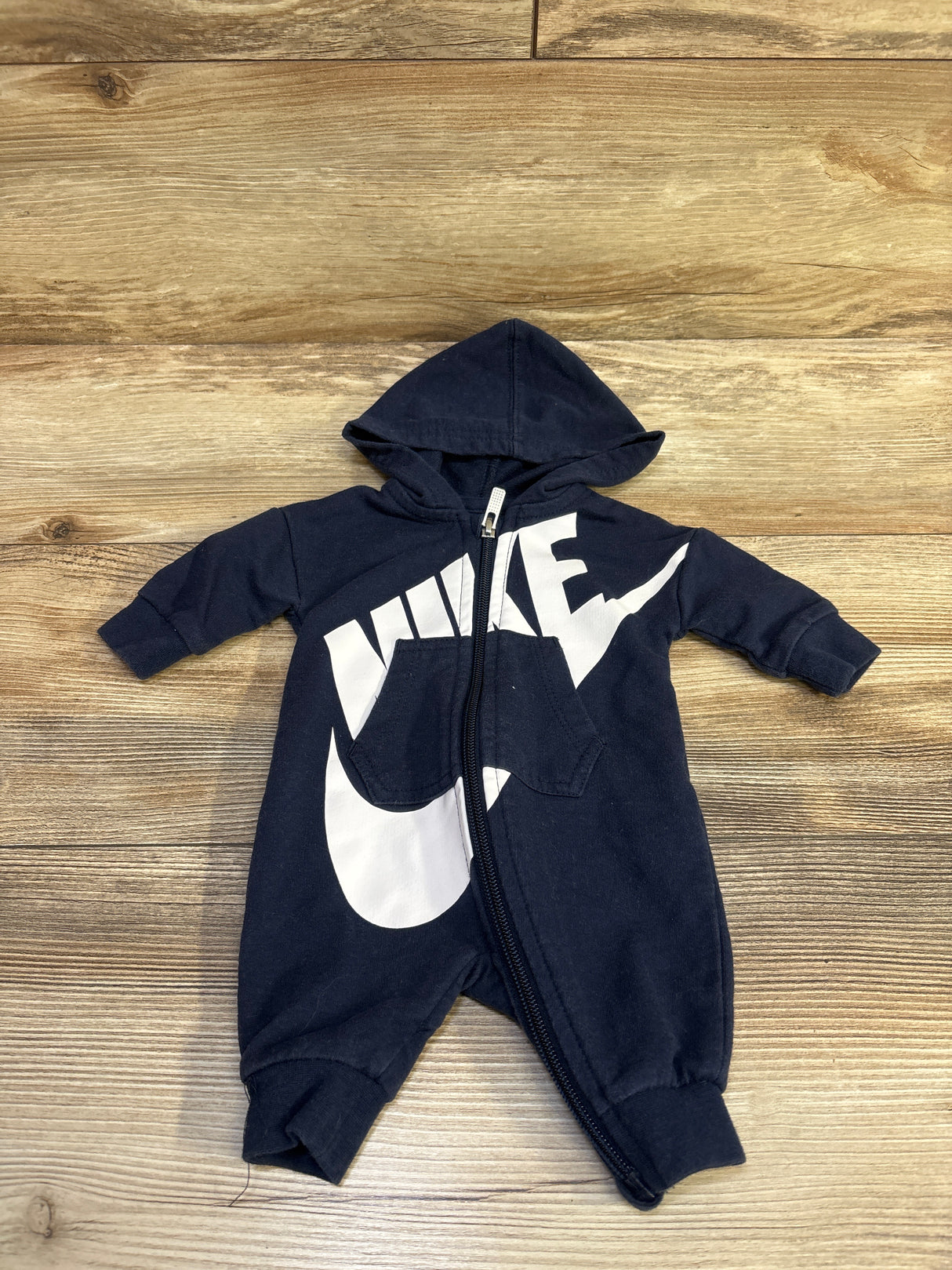Nike Hooded Coverall Navy sz Newborn