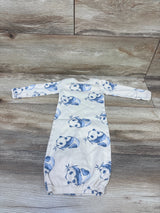 Carter's Panda Sleep Gown Ivory sz Newborn
